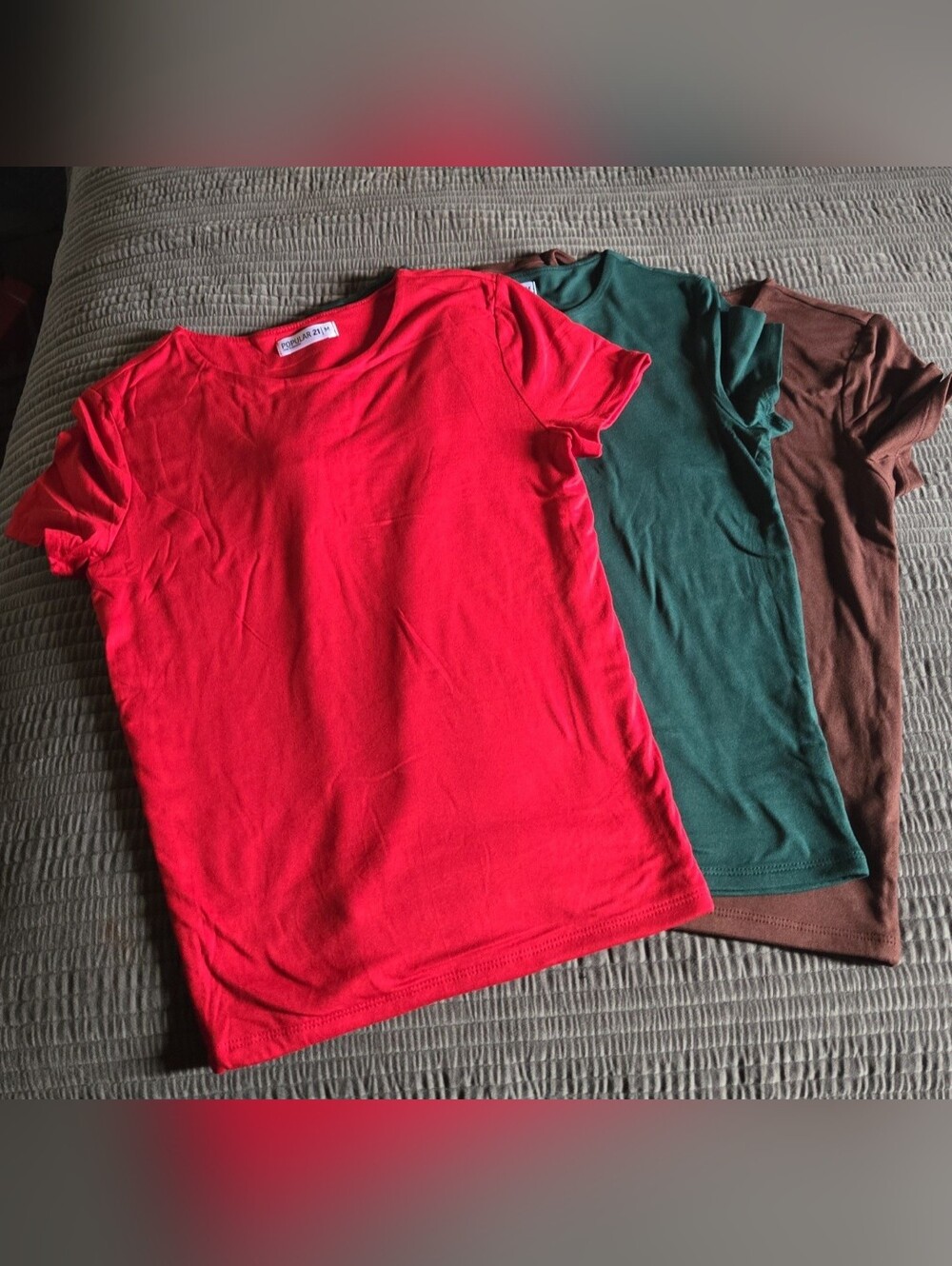 Bundle Of Double Layered Tops
